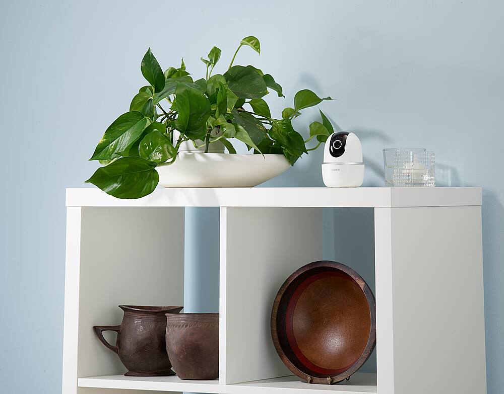 Alt View 14. Lorex - Lorex 2K Pan-Tilt Indoor Wi-Fi Security Camera - White.