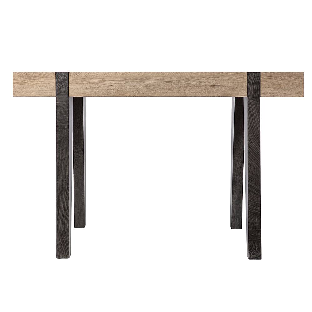 Angle View: Southern Enterprises - Ayleston Multipurpose Desk - Natural and black finish