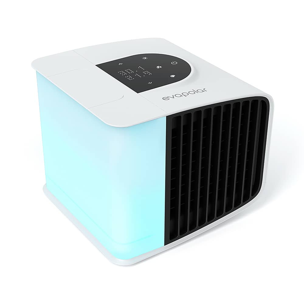 Angle View: Evapolar - evaSMART Personal Evaporative Air Cooler, White - White