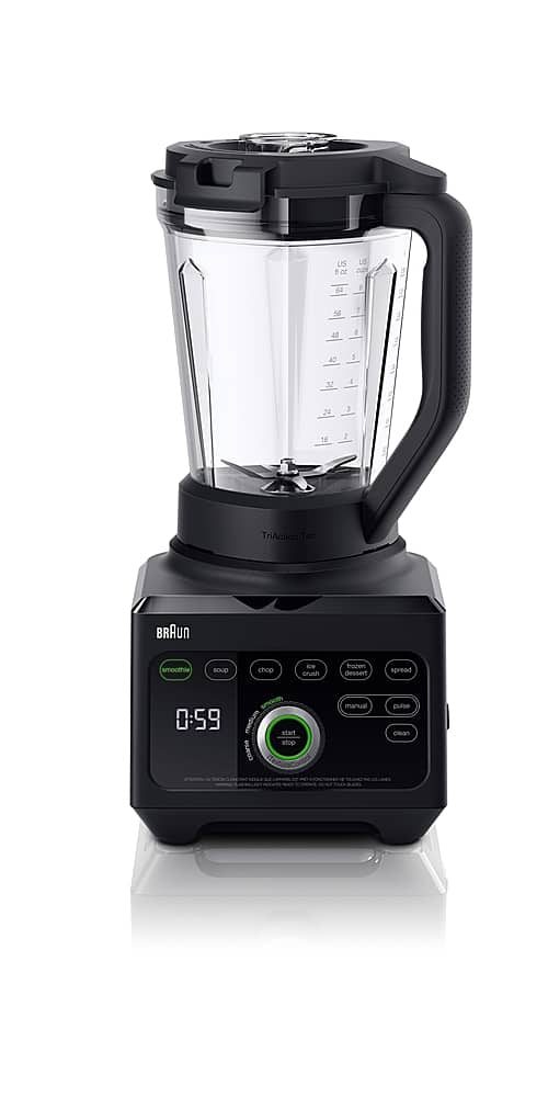 Braun - TriForce Pro Power Blender - Black - Front_Zoom