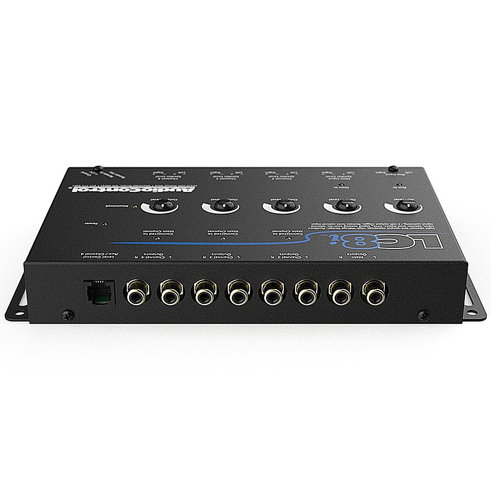 Back View: AudioControl - 8-Channel Active Line Output Converter with Summing - Black