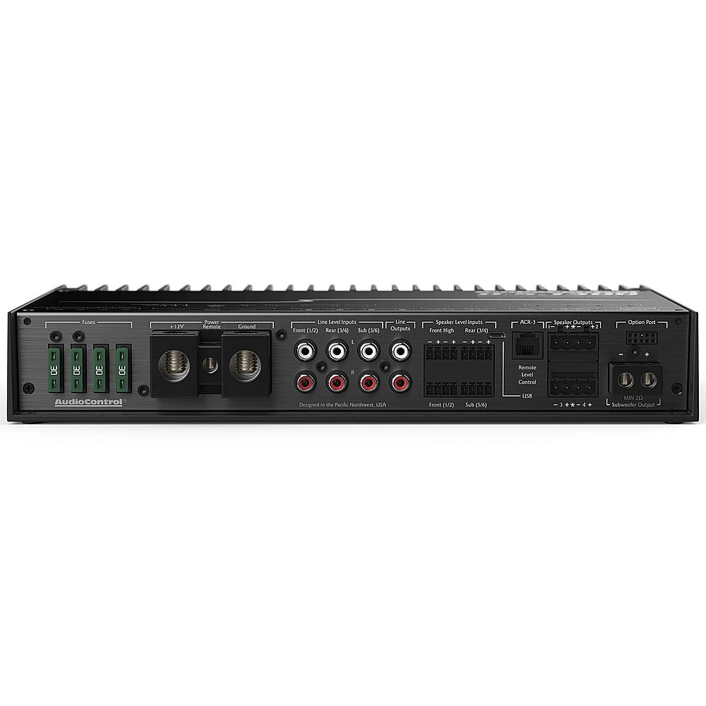 Alt View 13. AudioControl - 1300W 5-Channel Class D Matrix DSP Amplifier - Black.