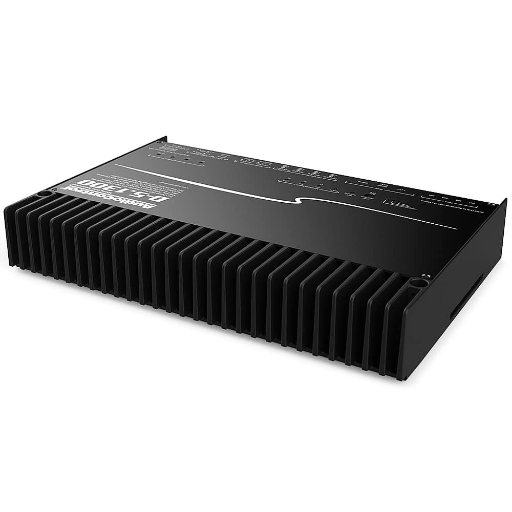 Alt View 16. AudioControl - 1300W 5-Channel Class D Matrix DSP Amplifier - Black.