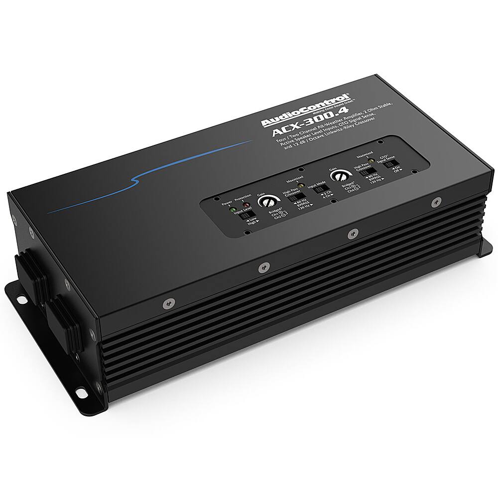 AudioControl ACX-650.5 All Weather 50 Watts RMS X 4 At 4 Ohms 350 Watts Rms X 1 At 2 Ohms 5 Channel Amplifier 4 Gauge Ofc Pure Copper Wiring Kit