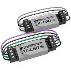 Front. AudioControl - 60-Ohm Load Generating Device and Signal Stabilizer (Pair) - Gray.