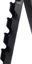 Alt View 11. Stack Fitness - Stack Dumbbell Storage Rack - Black.