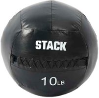 Stack Fitness - 10LB Medicine Ball - Black - Front_Zoom