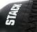 Left. Stack Fitness - 10LB Medicine Ball - Black.