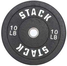 Stack Fitness - Stack Weight Plates 10LB (pair) - Black - Front_Zoom