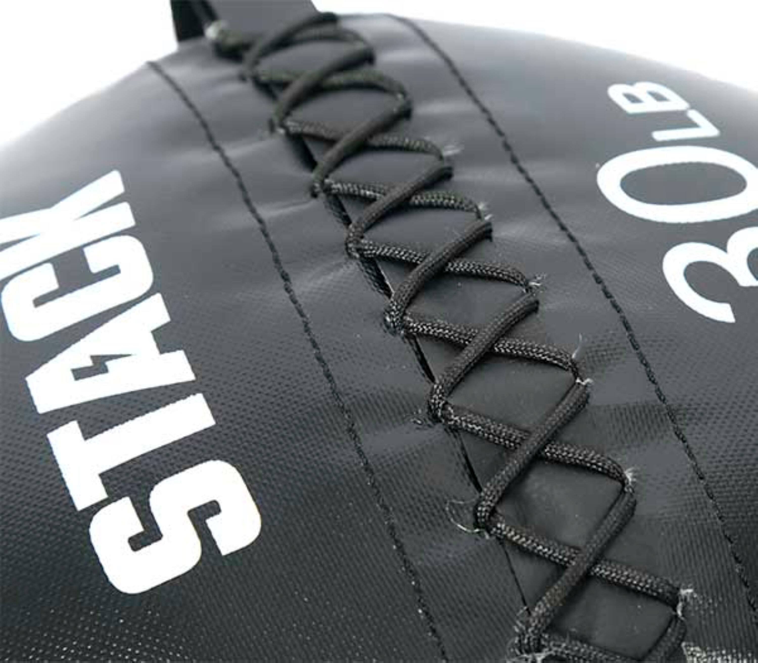 Angle View: Stack Fitness - 20LB Medicine Ball - Black