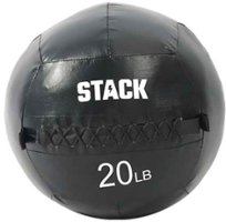 Stack Fitness - 20LB Medicine Ball - Black - Front_Zoom