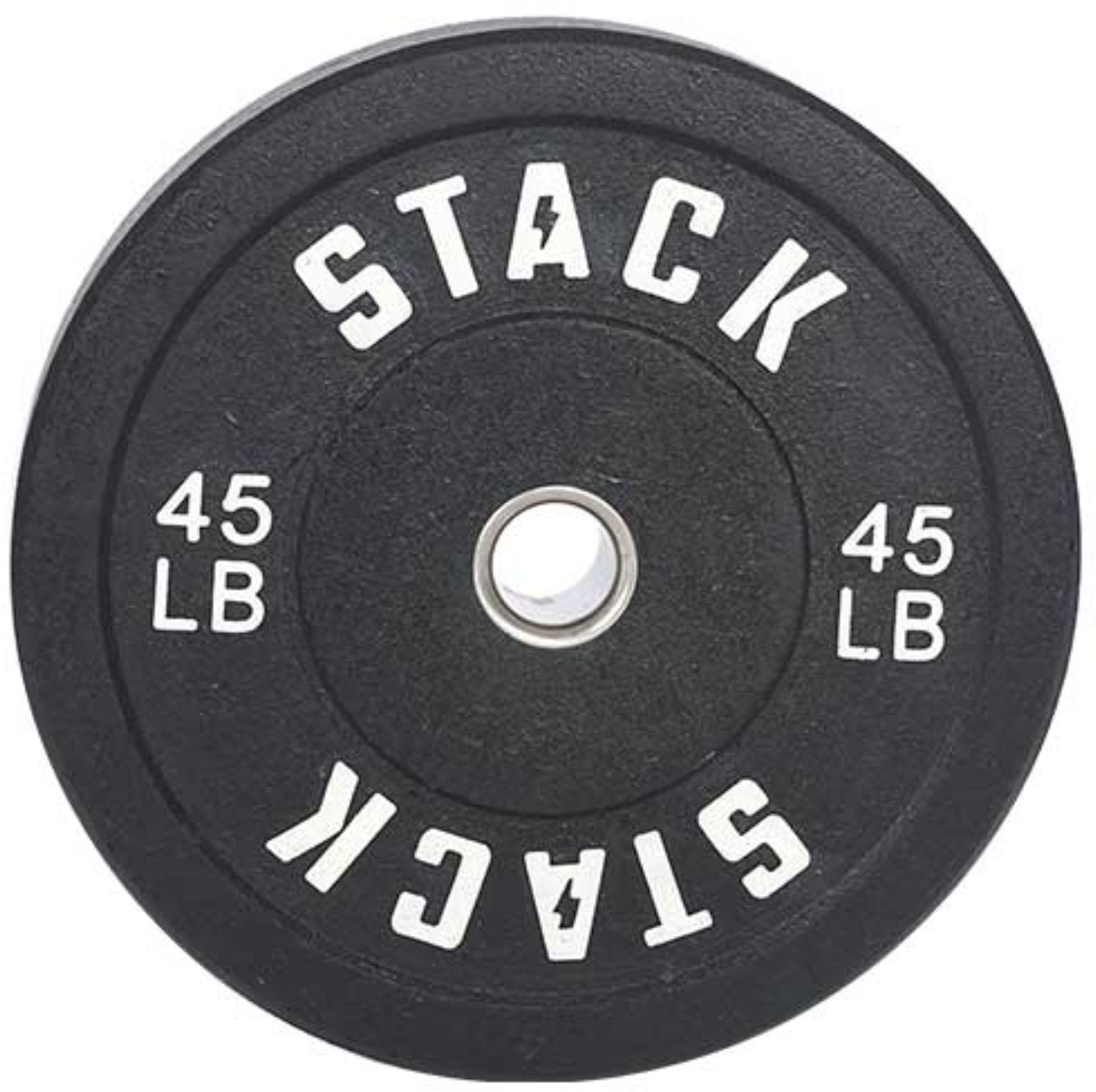 Stack Fitness Stack Weight Plates 45LB (pair) Black Stack Weight Plates ...
