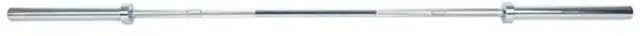 Front. Stack Fitness - Stack Olympic Barbell - Chrome.