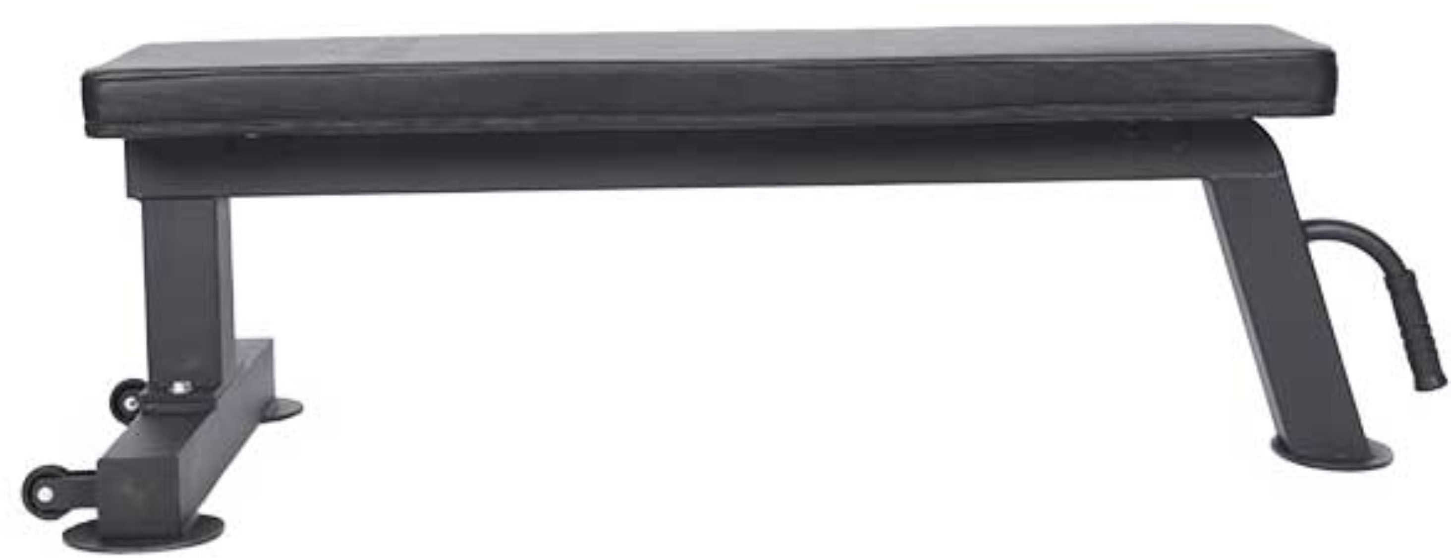 Angle View: Stack Fitness - Stack Heavy Duty Flat Bench - Black