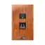 Back. JBL - L100 Classic 75 – 12-inch, 3-way Bookshelf Loudspeaker – Anniversary Edition - Real Teak Wood Veneer with Black Grilles.