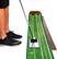 Front. Perfect Practice - Golf Putting Mat, Standard Edition, and Putting Alignment Mirror Bundle - Multi.