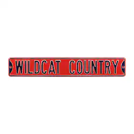 Authentic Street Signs - Arizona Wildcats 6" x 36" College Ave Street Sign - Red