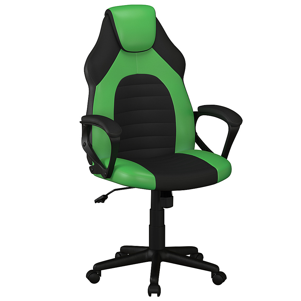 Angle View: Lifestyle Solutions - Ollie Gaming Chair in - Green