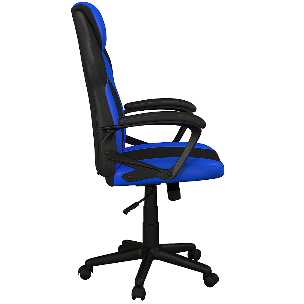 Left View: Lifestyle Solutions - Ollie Gaming Chair in - Blue
