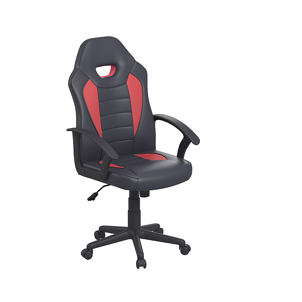 Angle View: Lifestyle Solutions - Wilson Gaming Chair in - Red