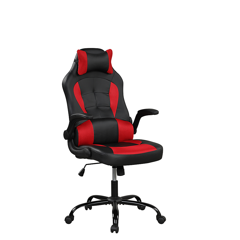 Angle View: Lifestyle Solutions - Venus Gaming Chair in and Black - Red