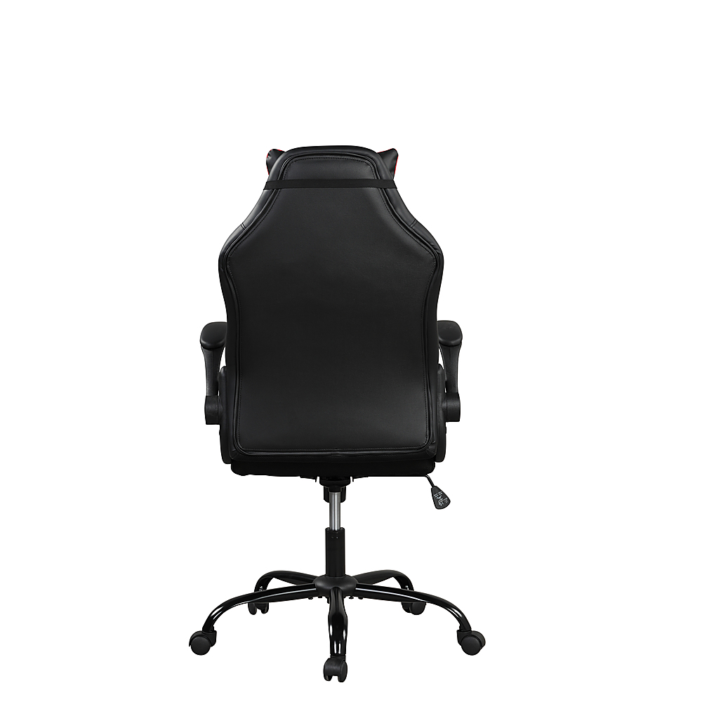 Left View: Lifestyle Solutions - Venus Gaming Chair in and Black - Red