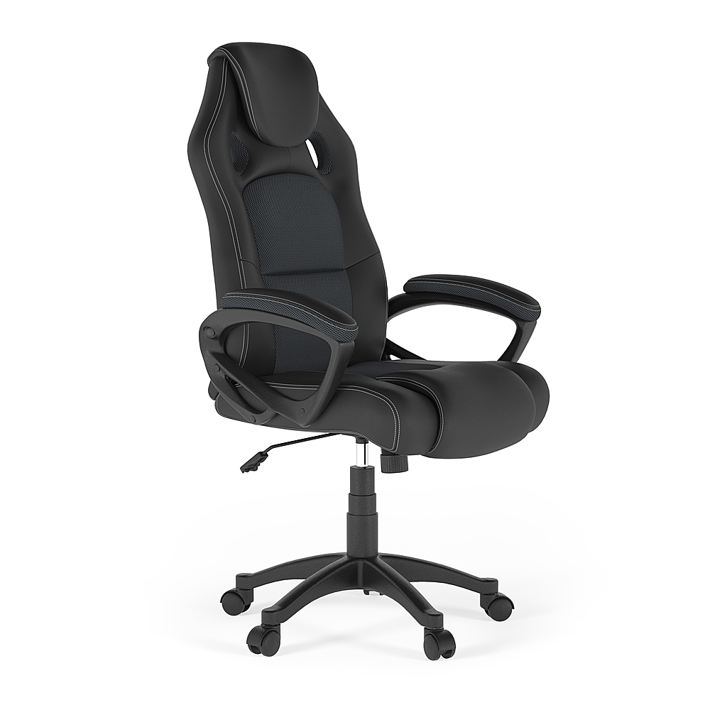 Angle View: Lifestyle Solutions - Eldridge Gaming Chair in - Grey