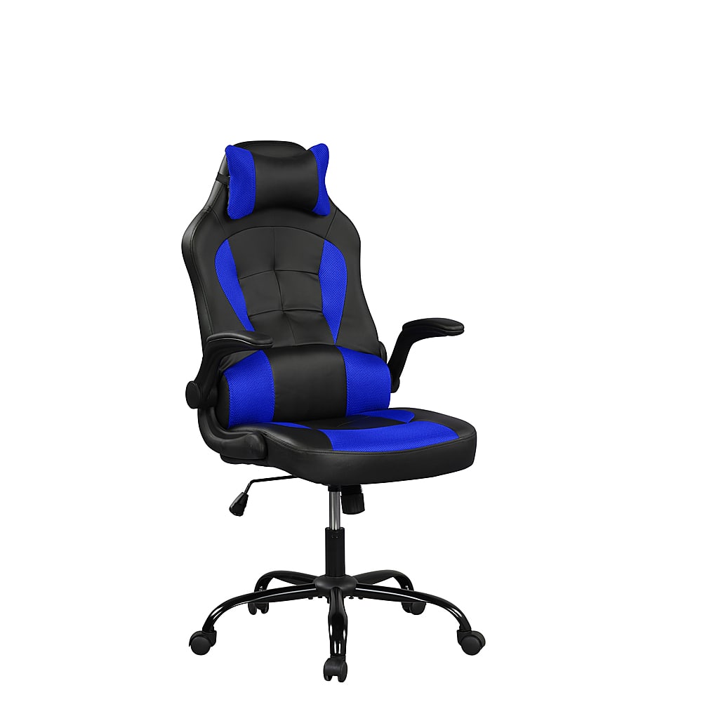 Angle View: Lifestyle Solutions - Venus Gaming Chair in and Black - Blue