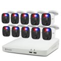 Left Zoom. Swann - Home 1080p, 16-Channel, 10-Camera, Indoor/Outdoor Wired 1080p 2TB DVR Home Security Camera System - White.
