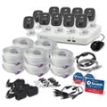 Angle Zoom. Swann - Home 1080p, 16-Channel, 10-Camera, Indoor/Outdoor Wired 1080p 2TB DVR Home Security Camera System - White.