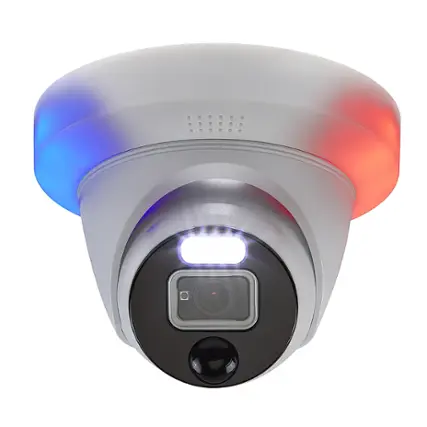 Front. Swann - Home 1080p Full HD DVR Add-On Dome Security Camera for Home Surveillance Systems - White.