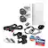 Angle. Swann - 1080p Wi-Fi NVR Security System, 8-Channel, 2-Bullet Indoor/Outdoor 1TB HDD - White.