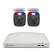 Front. Swann - Enforcer 1080p, 4-Channel, 2-Camera, Indoor/Outdoor Wired 1080p 1TB DVR Home Security Camera System - White.