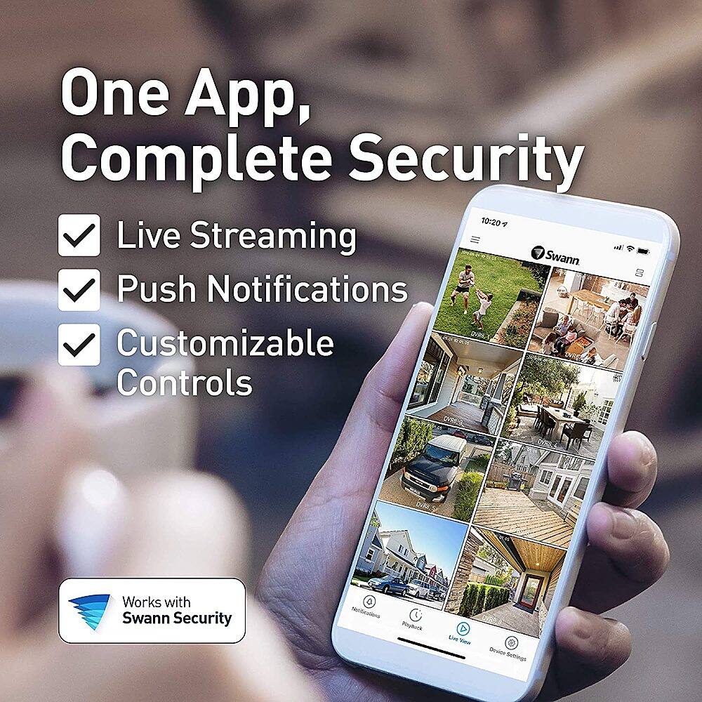 Smart True Detect TM PIR Heat & Motion Detection App Push Email Alert Siren TRUE DETECT" MOTION & HEAT TRIGGER RECORDING & ALERTS Detected Detected