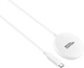 Alt View Zoom 12. Best Buy essentials™ - Magnetic 7.5W Wireless Charger for iPhone 12, 13, 14, and 15 MagSafe Compatible Devices - White.