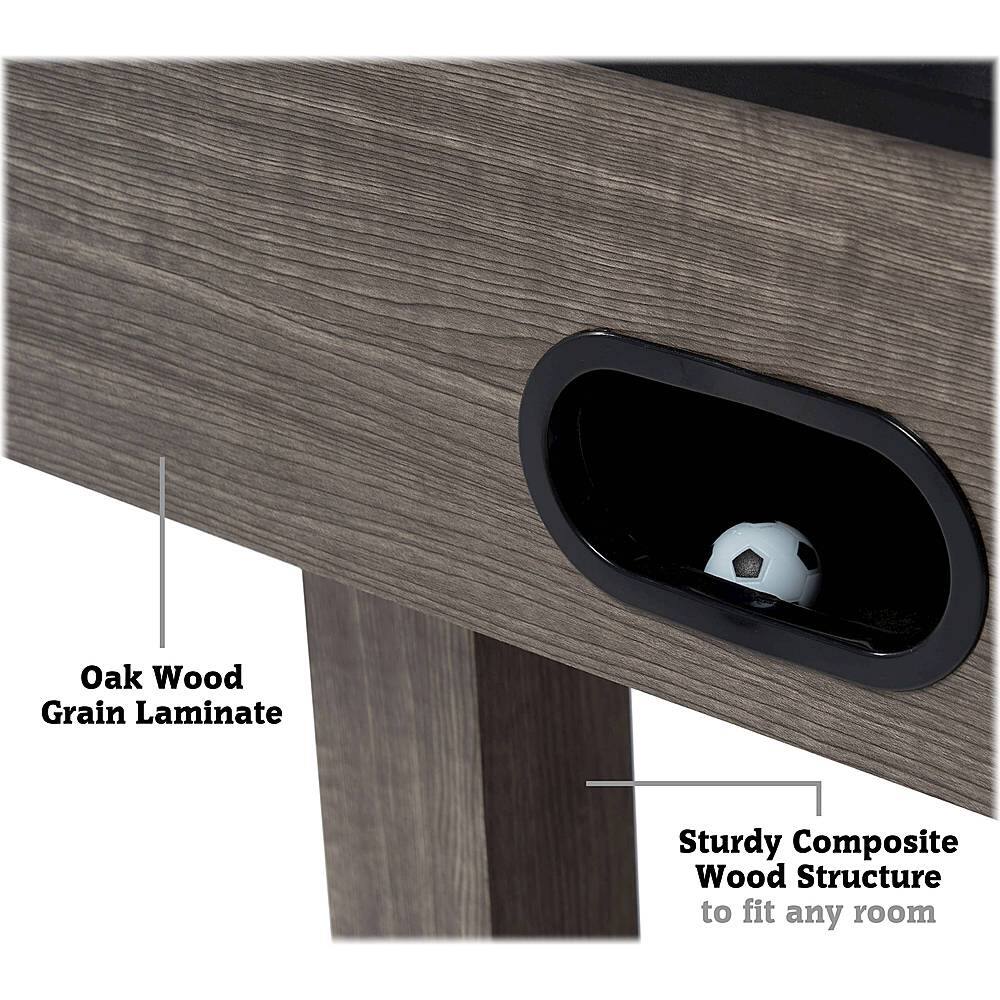 Alt View 14. Hall of Games - 48” Charleston Foosball Gaming Table Standard Size, Durable and Stylish with Tabletop Sports Soccer Balls, Family Game - Brown.