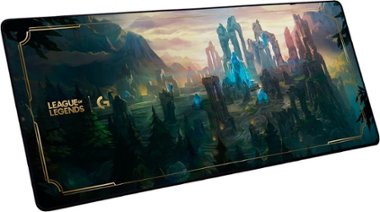 Logitech - G840 Cloth Gaming Mouse Pad with Rubber Base (Extra Large) - League of Legends Edition, Multi - Front_Zoom