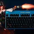 Alt View Zoom 11. Logitech - G PRO TKL Wired Mechanical GX Brown Tactile Switch Gaming Keyboard with RGB Backlighting - League of Legends, Blue.
