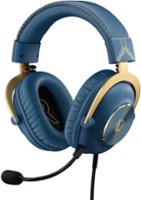 Logitech - G PRO X Wired 7.1 Surround Sound Over-the-Ear Gaming Headset for Windows - League of Legends Edition, Blue - Front_Zoom