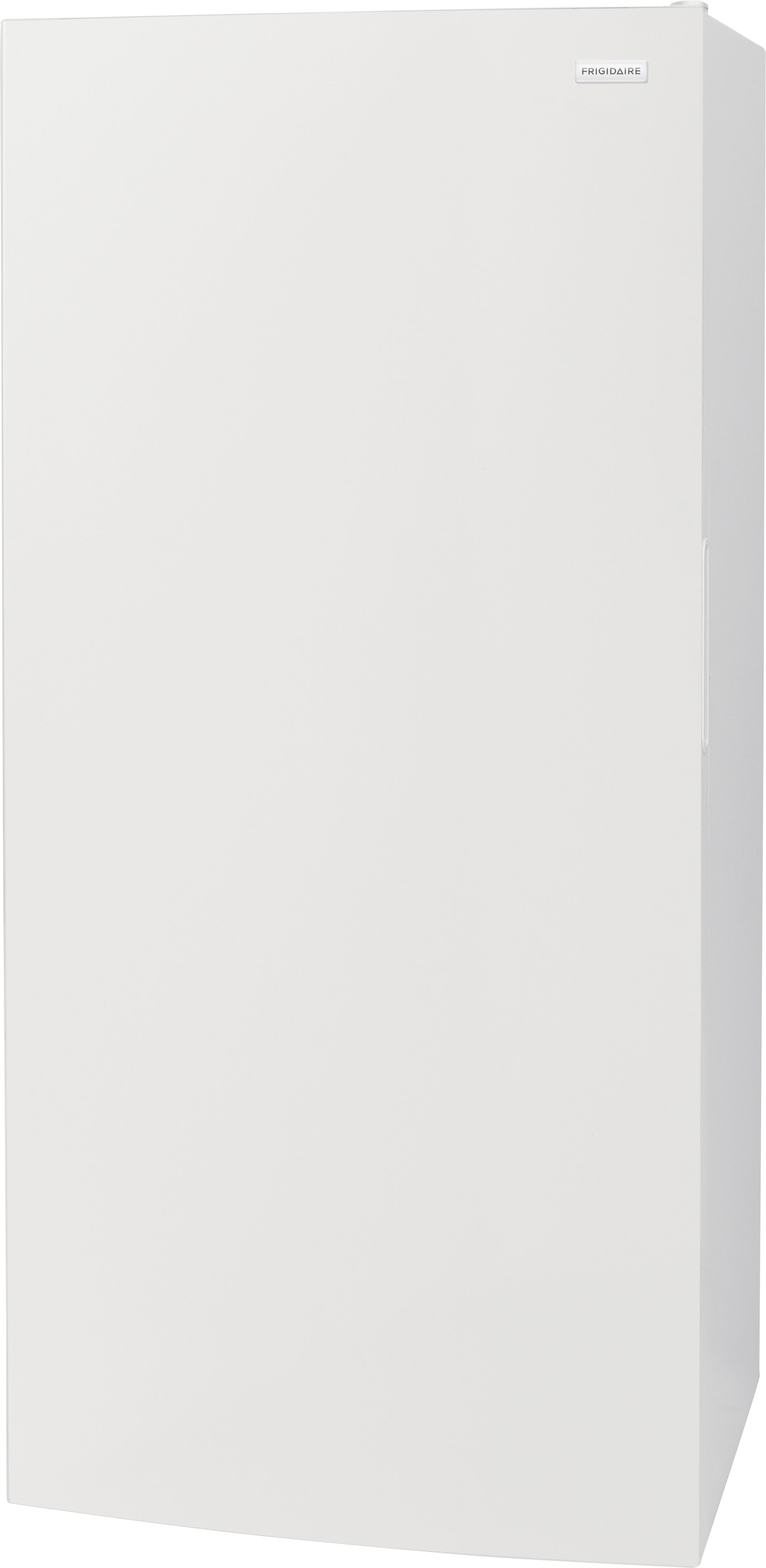Angle View: GE - 17.3 Cu. Ft. Frost-Free Upright Freezer - White