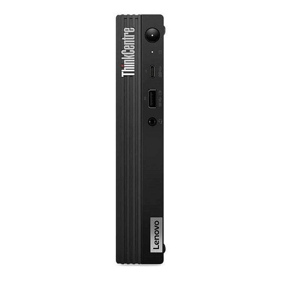 Left. Lenovo - ThinkCentre M70q Gen 2 - Intel Core i7-11700T - 16GB Memory - Integrated Intel UHD Graphics 750 - 256GB SSD Storage - Black.