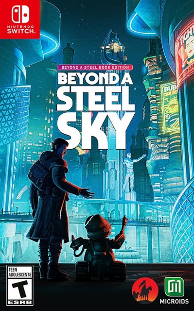 Front Zoom. Beyond a Steel Sky: Beyond a Steelbook Edition - Nintendo Switch.