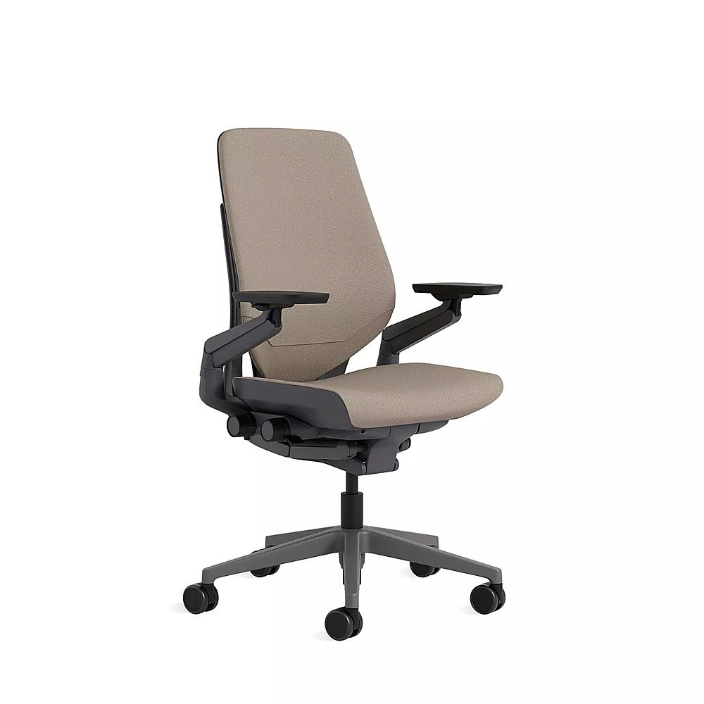 Angle View: Steelcase - Gesture Shell Back Office Chair - Oatmeal