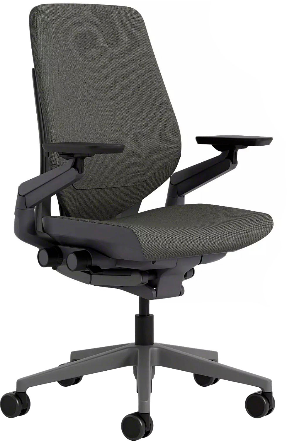 Steelcase Gesture Chair, Blue, Gray, All Features, 4-Way