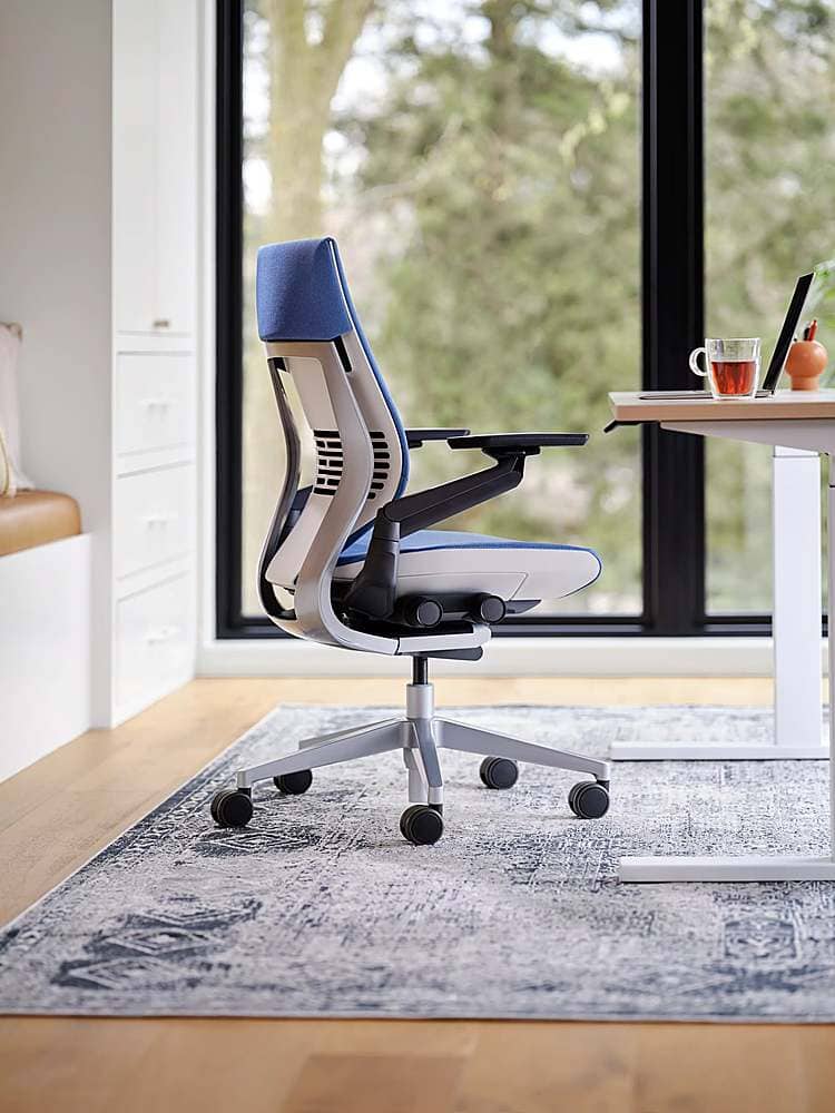 Alt View 12. Steelcase - Gesture Shell Back Office/Gaming Chair - Night Owl.