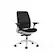 Angle. Steelcase - Series 2 3D Airback Chair with Seagull Frame - Onyx/Licorice.
