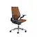 Angle. Steelcase - Gesture Wrapped Back Office/Gaming Chair with Headrest - Saddle.