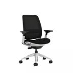 Steelcase Gesture Wrapped Back Office Chair in Leather Saddle  SXNFXX0GM4JL2K2KDC - Best Buy