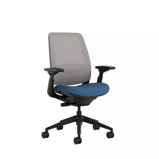 Steelcase Series 2 3D Airback Chair with Black Frame Cobalt Nickel