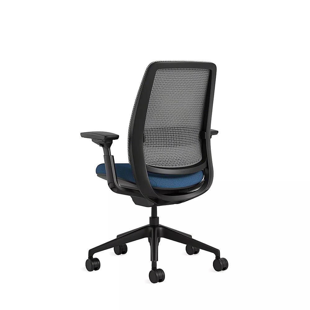 Alt View 11. Steelcase - Series 2 3D Airback Chair with Black Frame - Cobalt/Nickel.